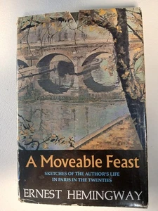 Ernest Hemingway A Moveable Feast, HC/DJ 1964 1st. ed. S1-2 - Picture 1 of 6