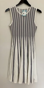 Vestido Columpio Elástico ADORE Reversible Lavanda/Crema NUEVO CON ETIQUETAS Orig $92.95 - Imagen 1 de 11