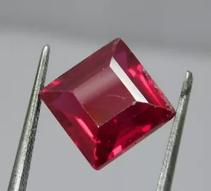 100% Natural 9.55 Ct Earth Minded Ruby Princess Cut Loose Gemstone.O-7009 - Picture 1 of 7