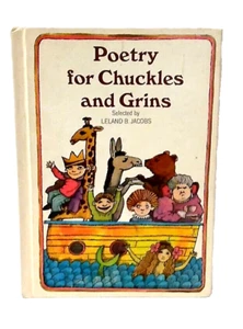 1968 Kids 1st Ed Poetry for Chuckles and Grins Leland Jacobs Vintage Hardcover - Imagen 1 de 15