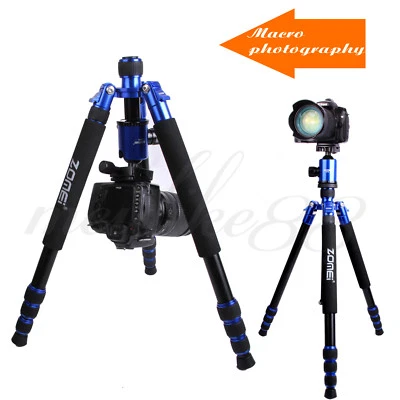 Zomei Z888 Portable Pro Adjustable Travel Tripod Monopod+BallHead For DSLRCamera - Image 1 of 4