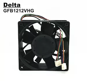Delta 12CM Fan 12V 3.40A GFB1212VHG Double Leaf 4 Ball Cooling Fan Violent Fan - Picture 1 of 8