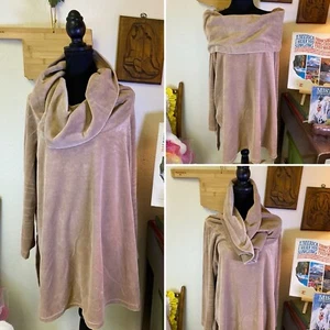 Neiman Marcus Vintage Velour Pullover Cowl Neck Cocoon Sweater Tunic Top 2X XXL - Picture 1 of 19