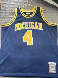 Chris Webber Michigan Wolverines Mitchell & Ness College Vault Trikot Herren 2XL - Bild 1 von 8