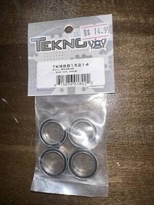 Tekno RC 15x21x4mm Sealed Ball Bearings (4) TKRBB15214 - Image 1 of 2