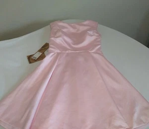 "Nuevo con etiquetas Vestido de evento rosa claro en la caja C36"" W30" - Imagen 1 de 10