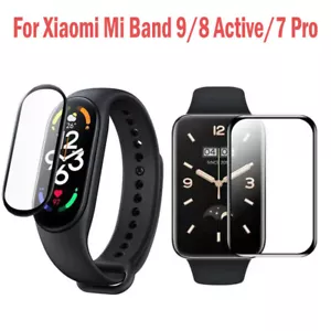 Watch Protective Film Smartband Cover for Xiaomi Mi Band 9/8 Active/7 Pro - Photo 1 sur 7