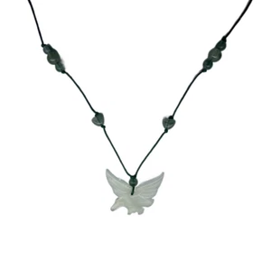 Collana donna giada aquila cinese orientale fatta a mano jneck43 - Foto 1 di 1