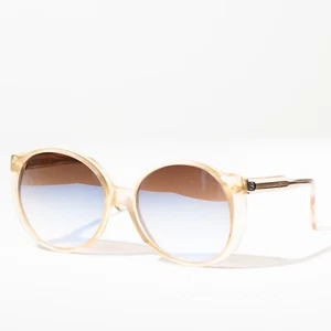 Gafas de sol glamurosas vintage de los años 80 para mujer lentes marrones descoloridas restauradas - Imagen 1 de 7
