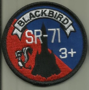 SR-71 BLACKBIRD USAF PATCH SKUNKWORKS RECON INTEL AIRCRAFT PILOT READ FULL ADD - Picture 1 of 2