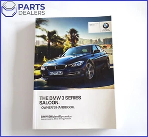 GENUINE BMW 3 SERIES SALOON F30 2015-2019 OWNERS MANUAL HANDBOOK USER GUIDE BOOK - Picture 1 of 7