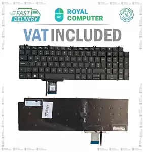 NEW Dell Precision 7550/7560/7750/7760 UK ENGLISH Backlit Keyboard - 0P2K2J - Picture 1 of 1