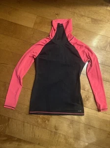 Champion Women’s Pink/Gray Funnel Neck Duo Dry Fleece Lined Long Sleeve - Size M - Picture 1 of 6