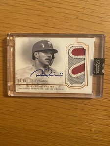 2020 Topps Dynasty Rhys Hoskins Game Used Patch Auto Autograph 5/10