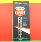 PHILLIPS 66 Gas Station *** 1967 HIGHWAY ROAD MAP *** Oklahoma