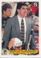 1998-99 Providence Bruins Team Issue # PETER LAVIOLETTE