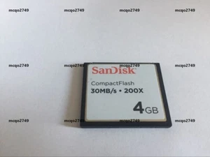 sandisk 4GB 30MB/S 200X CF Memory CARD compact flash card - Picture 1 of 2