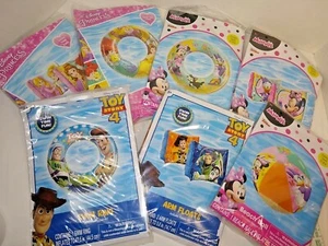Anillos de Piscina Disney, Brazo Flotadores Toy Story Princesa Minnie Mouse Nueva Opción - Imagen 1 de 7