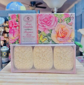 SAPONIFICIO ARTIGIANALE FIORENTINO Provence Rosa Centifolia Rose Scented Soaps - Picture 1 of 1