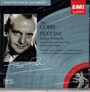 Tito Gobbi Sings Puccini and Verdi (CD, 2004 EMI Classics) 50s/Remastered/Sealed - Picture 1 of 1