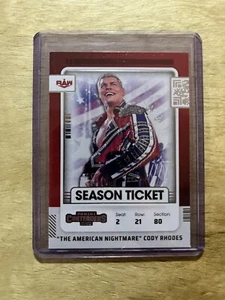 2022 Chronicles WWE CODY RHODES Contenders Season Ticket NEUWERTIG - Bild 1 von 2