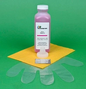Kit ricarica toner magenta Ricoh Aficio CL1000N SP C210 C210SF 402072. 210gr. - Foto 1 di 1
