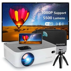 Fangor F-206B White 1080p HD Projector - FANGOR206 - Picture 1 of 7