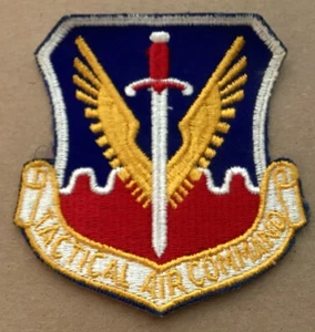 VINTAGE USAF F-4 TACTICAL AIR COMMAND SQUADRON PATCH, GAUZE-BACK - Picture 1 of 4