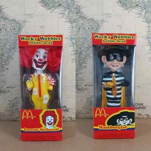 Hamburglar Ronald McDonald Wackelkopf Shake Wacky Wobbler Figur Modell Spielzeug - Bild 1 von 23