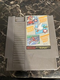 NES - Super Mario Bros Duck Hunt World Class Track Meet - Authentic - Tested