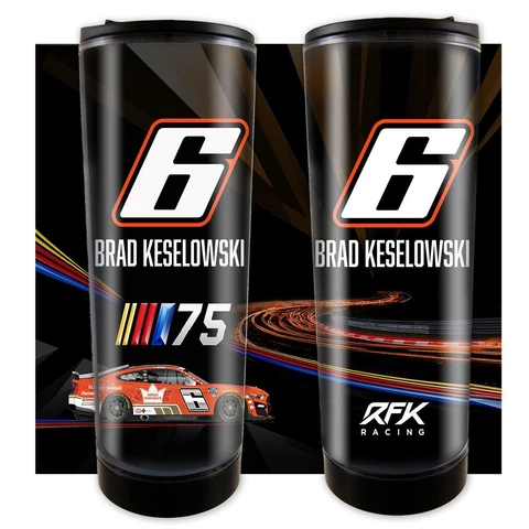 Brad Keselowski 2023 Plastic 14oz Tumbler Travel Mug Cover