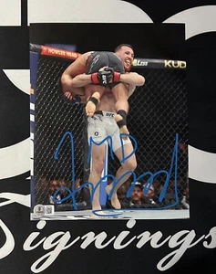 MERAB DVALISHVILI SIGNED 8X10 PHOTO BECKETT COA. NOCHE UFC. CHAMPION GEORGIA A66 - Picture 1 of 1