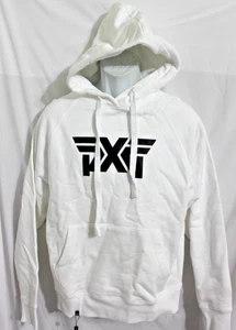 Sudadera Pullover Para Hombres Parsons Extreme Golf Blanca y Negra con Capucha PXG Pequeña S - Imagen 1 de 4