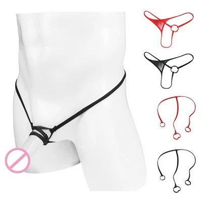 Sexy Men Micro Bikini G-String Briefs T-Back Lingerie Stringless Unwear / - Immagine 1 di 4
