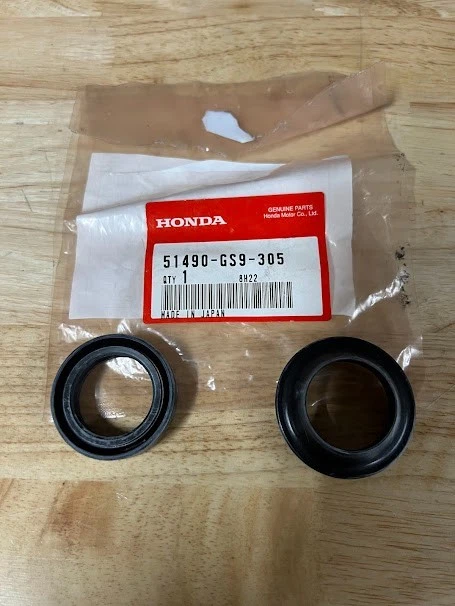 CHEAPEST ONLINE Genuine Honda CBF125 2009-2014 Fork Seal Set 51490-GS9-305 #C - Image 1 of 1