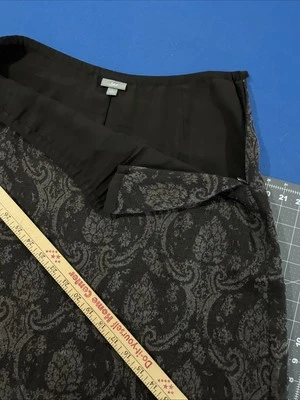 J Jill Skirt Size L Brown Floral / Paisley Wool Blend Ruffle Boho Peasant - Image 1 of 4