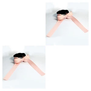 1/2/3 Women Meatball Head Bowknot Hair Band Sponge Cloth Fabric Hair Rope - Picture 1 of 9