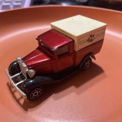 Majorette Movers #201 Red Tea Shop Ford Modelo A 1/60 Diecast/Plástico Entrega Foto 1 de 4