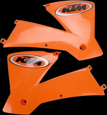 Cubiertas radiador izquierdo derecho Acerbis naranja KTM 450 MXC 03-04 Foto 1 de 4