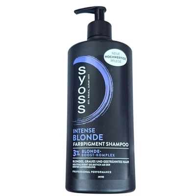 Syoss/Intense Blonde Shampoo "3% Blonde Boost-Komplex"  440ml/Haarpflege - Bild 1 von 2