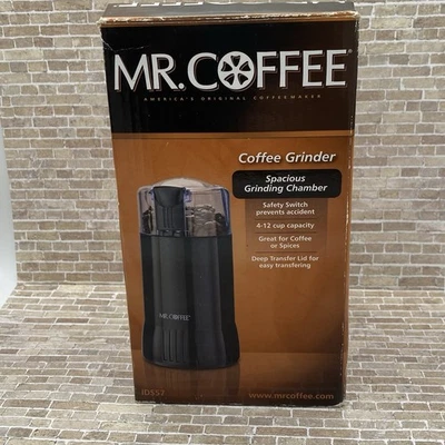 Mr. Coffee Black Electric Grinder Item Model IDS57 Working with Box - Image 1 of 4