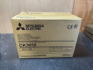Mitsubishi CK3812 8x12" Dye Sub Media Kit for CP-3800DW – 220 Prints - Photo 1/1