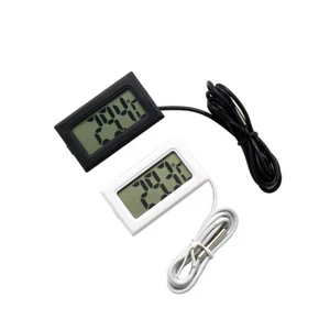 Digital Temperatur Hygrometer Sensor, Instrument LCD mit Wasserdichter Probe - Bild 1 von 6