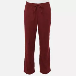NEW Sonoma L Pants Men's Burgundy Dog Print Sleep Lounge Pajama - Picture 1 of 4