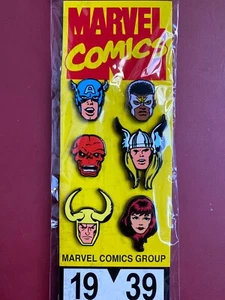 NYCC 2019 MARVEL 80th Anniversary Character Pins PIN SET # 2 NEW YORK COMIC CON - Picture 1 of 12