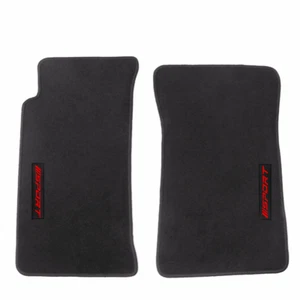 Fits 90-97 Mazda Miata MX-5 Black Floor Mat Interior Car Carpet Nylon Front 2PC - Picture 1 of 1