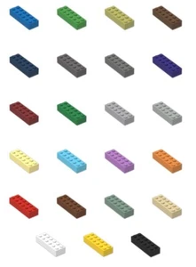 ☀️NEW! LEGO 2x6 LEGOS BRICKS Pick Size & Color 10 or 100 #2456 Bulk Parts - Picture 1 of 7