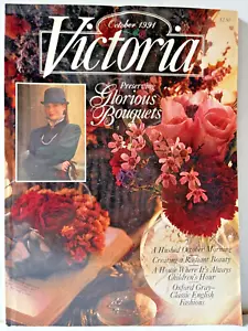 Victoria Magazine Vintage ~October 1991 ~Preserving Glorious Bouquets - Picture 1 of 3