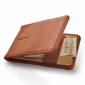 Cartera para tarjetas Eva Solo coñac, billetera, cuero, marrón - Imagen 1 de 10