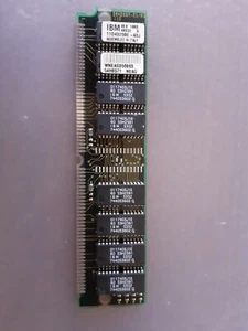 Memoria IBM EDO SIMM IBM 11d4325bf-60j 16mb Ps2 NP 4mx32 3.3v 72-pin - Imagen 1 de 2